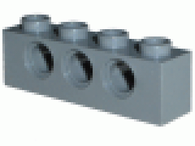 Technikstein 1x4 neues dunkelgrau
