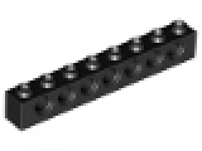 Technikstein 1x8 schwarz