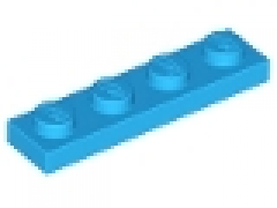 Platte 1x4 dunkelazure