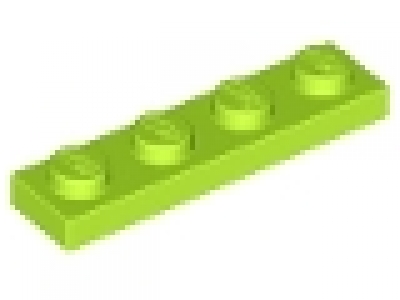 Platte 1x4 lime neu