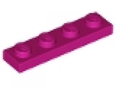 Platte 1x4 magenta