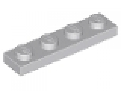 Platte 1x4 neues hellgrau 3710 neu