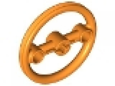 Lego Technic Kurbelrad orange