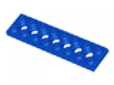 Lego Lochplatte 2x8 blau