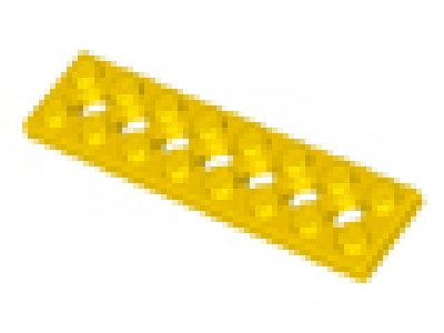 Lego Lochplatte 2x8 gelb