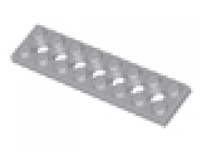 Lego Lochplatte 2x8 neues hellgrau