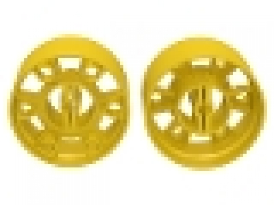 Wheel 24 x 43 Technic, gelb