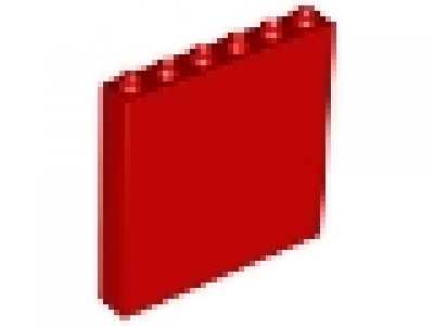 Wandstein 1x6x5 rot