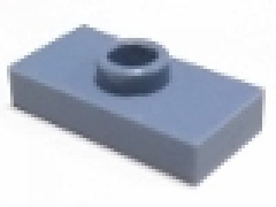 Fliese mit Knopf Konverterplatte 3794 sandblau