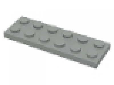 Lego Platten 2x6 altes hellgrau