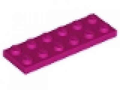 Platte 2x6 magenta