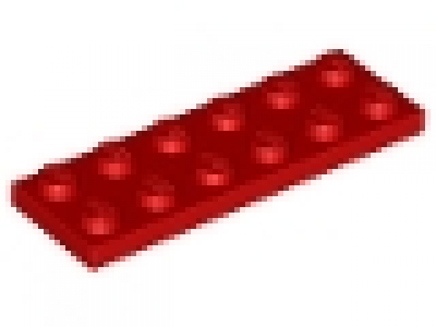 Lego Schnäppchen 30 x Platte 2x6 rot