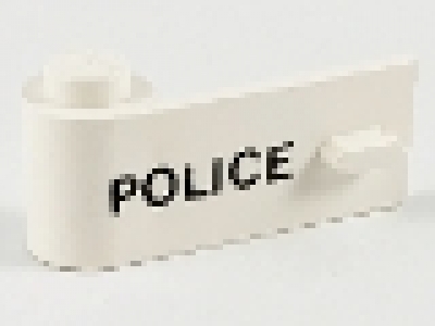 Autotür 3822pb001 weiß links Police