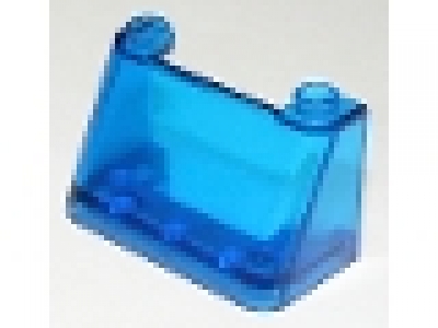 Frontscheibe 2x4x2 tr dunkelblau