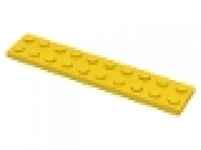 Lego Platten 2x10 gelb