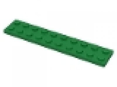 Lego Platten 2x10 grün