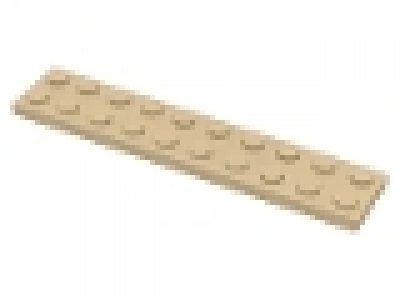 Lego Platten 2x10 tan / beige