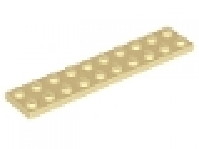 Lego Platten 2x10 tan / beige neu