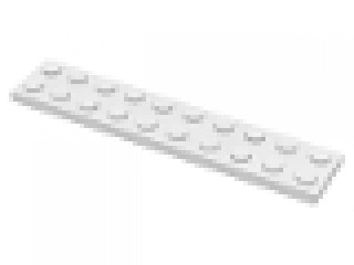 Lego Platten 2x10 weiß