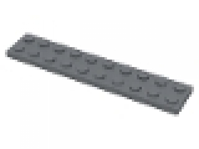 Lego Platten 2x10 neues dunkelgrau 3832