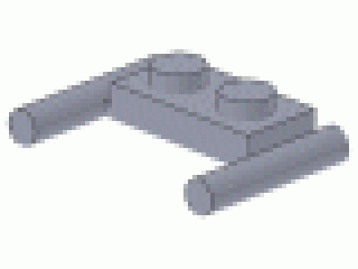 Platte mit Doppelgriff 3839b neues hellgrau 1 x 2 neu