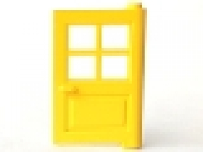 Haustür 1x4x5 gelb