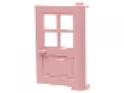 Haustür 1x4x5 rosa