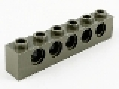 Technikstein 1x6 altes dunkelgrau