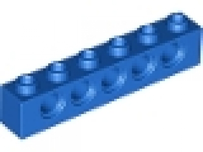 Technikstein 1x6 blau