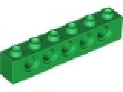 Technikstein 1x6 grün