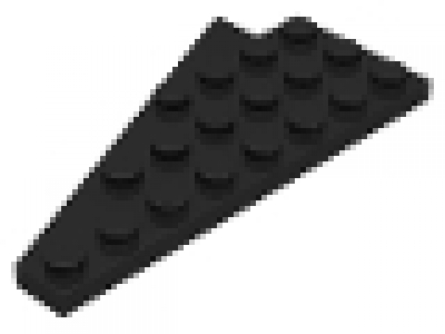 Flügel (rechts) 4x8 schwarz