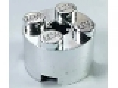Chrom Rundstein 2x2x1, wie neu