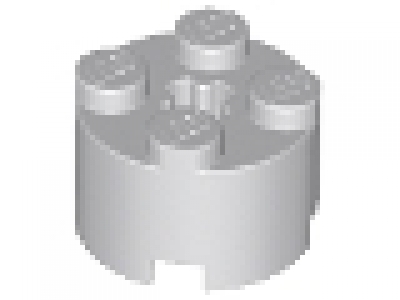 Rundstein 2x2x1 neues hellgrau neu