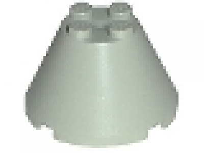Kegelstumpf 4x4x3 altes hellgrau 3943a