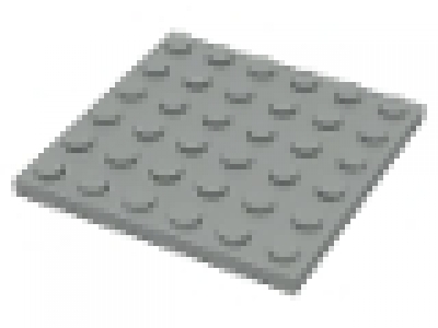 Platte 6x6 altes hellgrau