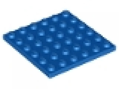 Platte 6x6 blau