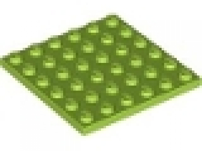 Platte 6x6 lime
