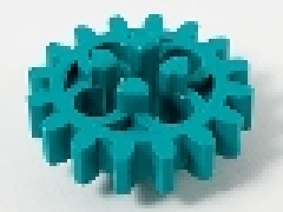 Lego Zahnrad 16 Zähne türkis