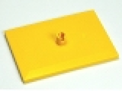 Platte 4 x 6 für Zugmotor  gelb, 4025