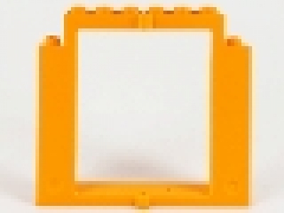 Rahmen für Dreh- Geheimtür, orange