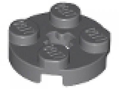 Rundplatte 4032 neues dunkelgrau 2 x 2 x 0,33