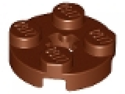 Rundplatte 4032 rotbraun 2 x 2 x 0,33