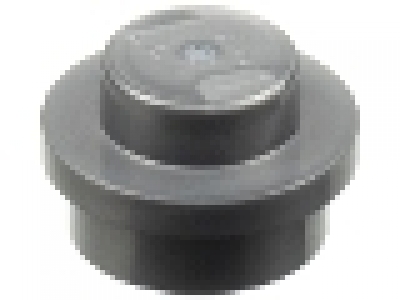 Rundplatte 1 x 1 x 0.33 flat silber 4073