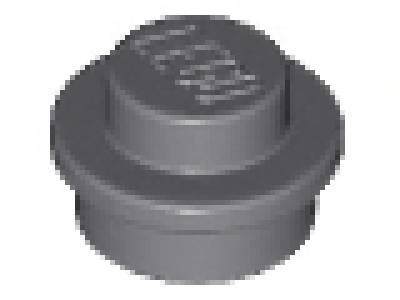 Rundplatte 1 x 1 x 0.33  neues dunkelgrau 4073 neu