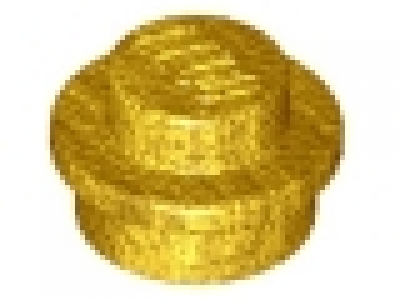 Rundplatte 1 x 1 x 0.33  perl gold 4073