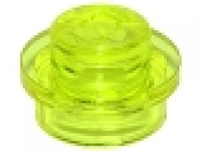 Rundplatte 1 x 1 x 0.33 tr neon grün 4073