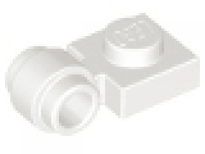 Platte mit Rohrclip 4081b weiß neu