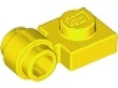 Platte mit Rohrclip 4081  gelb