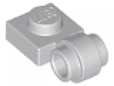 Platte mit Rohrclip 4081 neues hellgrau