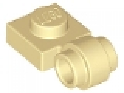 Platte mit Rohrclip 4081 tan